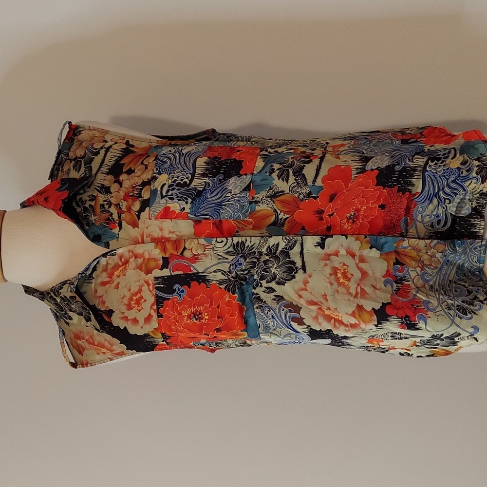 Reformed Floral Silk Blouse